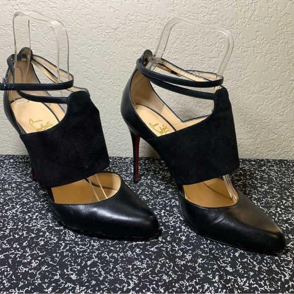 Christian Louboutin Shoes Trotter Banded Ankle Wrap Pump Poshmark